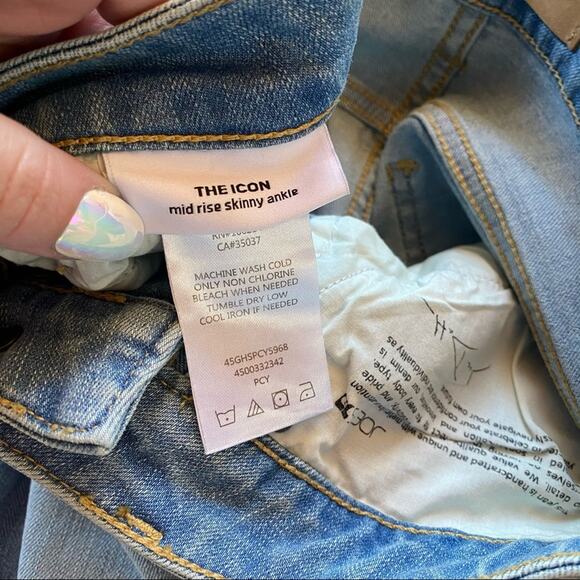 Joe’s Jeans The Icon Mid Rise Skinny Ankle Percy Jeans Size 26 - Picture 9 of 12